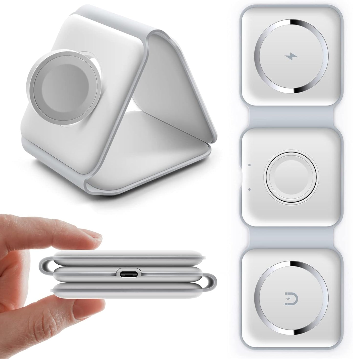 PowerHub 3-in-1 - Magnetic Portable Wireless