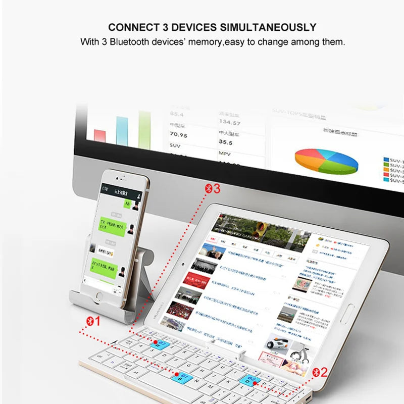 Bow Foldable Bluetooth Keyboard