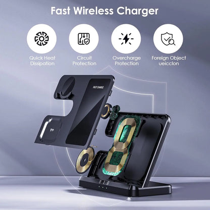 Wireless Charging Station 3 in 1