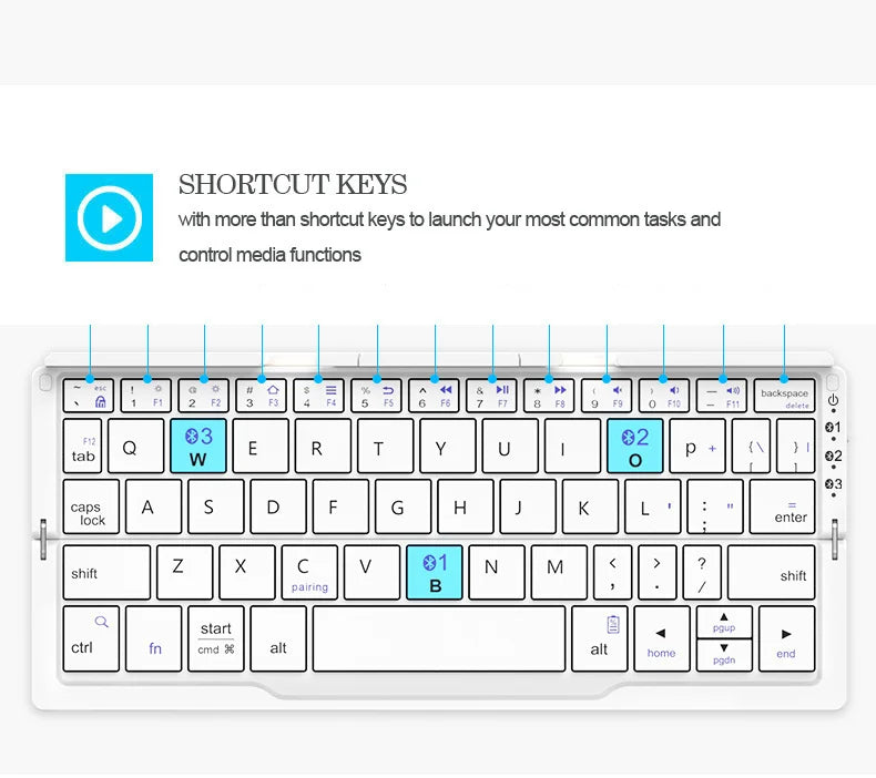 Bow Foldable Bluetooth Keyboard